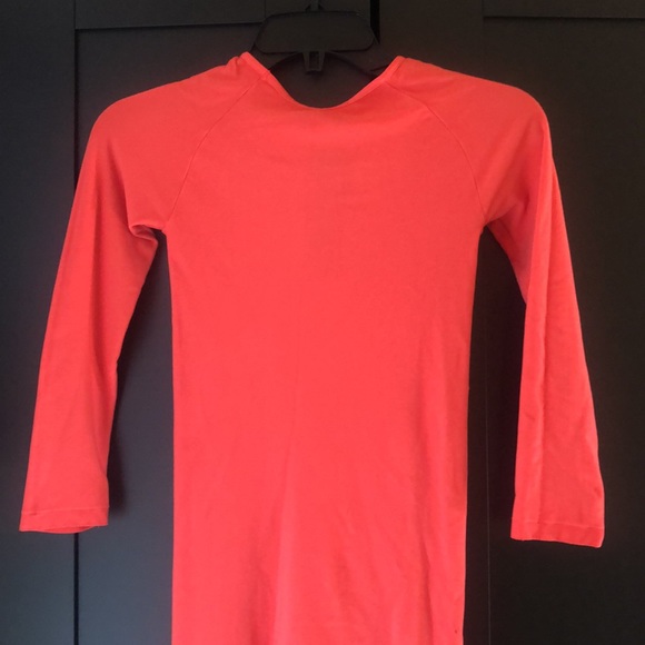 🎉 2X HP!! NWT!! Bebe long sleeve raglan bodycon dress size small - Picture 7 of 14